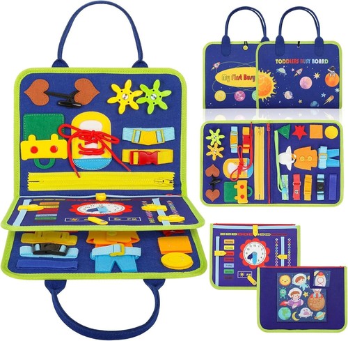 Toddler busy board for - 25-in-1,