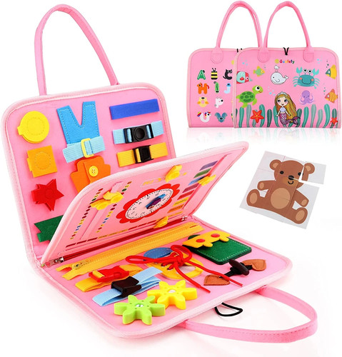 Montessori busy board sensory - montessori,