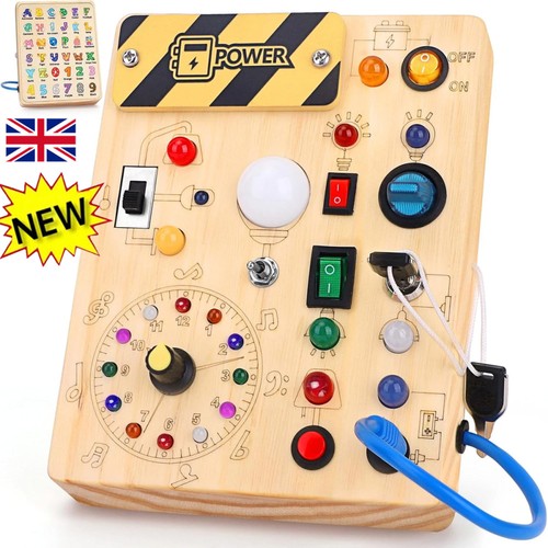 Montessori busy board led - montessori,