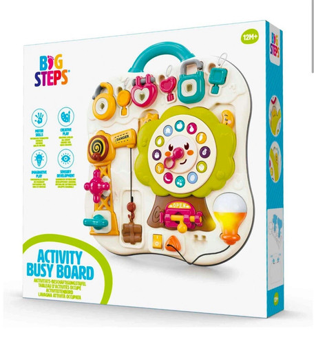 Big steps activity busy board - big,
