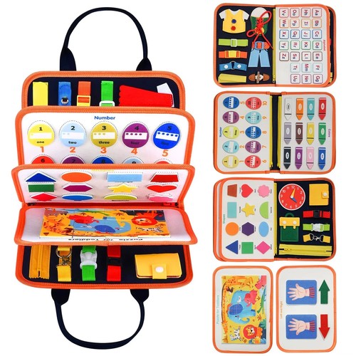 Montessori busy board sensory - montessori,