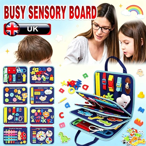 Toddler montessori busy board - toddler,